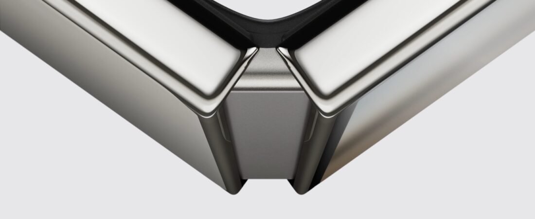 iPhone Fold Titanium Hinge Detail