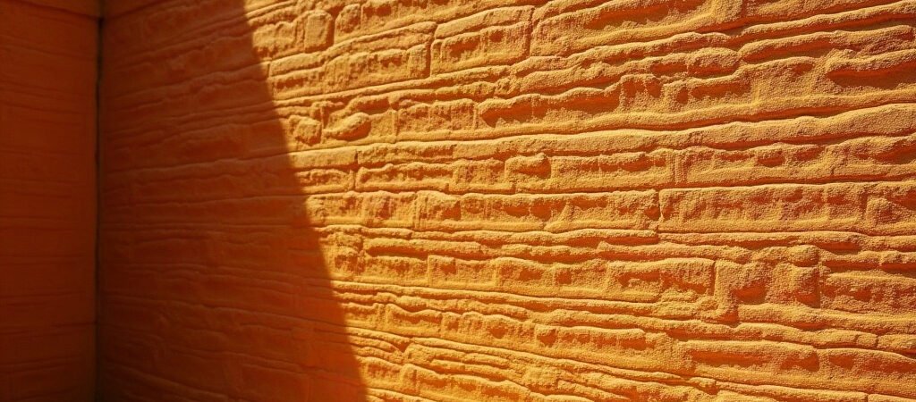 Rammed Earth Wall Texture Detail