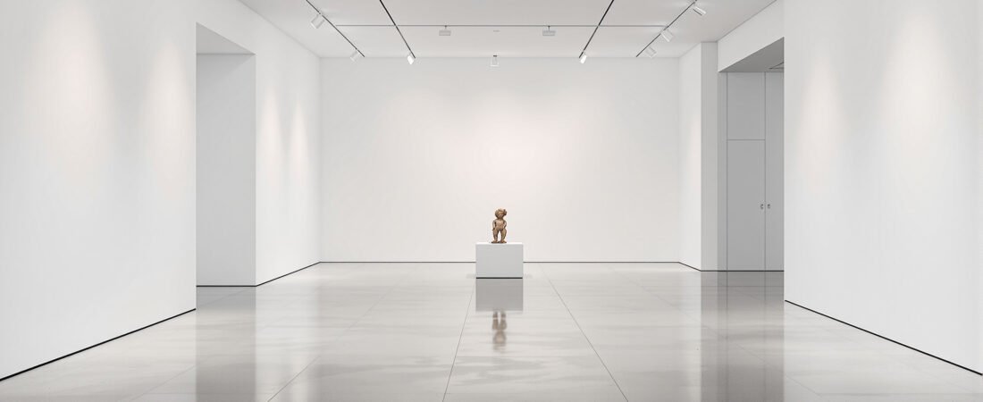 Minimalist Museum Gallery Interior