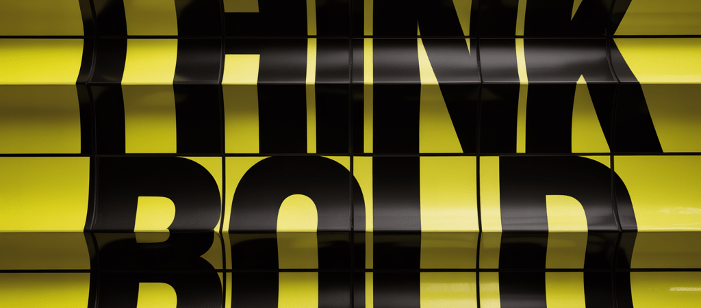 Brutalist Bold Type Poster