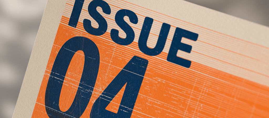 Riso Print Texture Poster