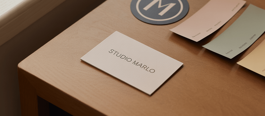 Minimalist Brand Identity Flat-Lay