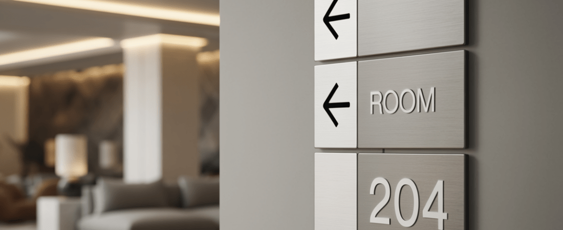 Minimalist Wayfinding Signage System