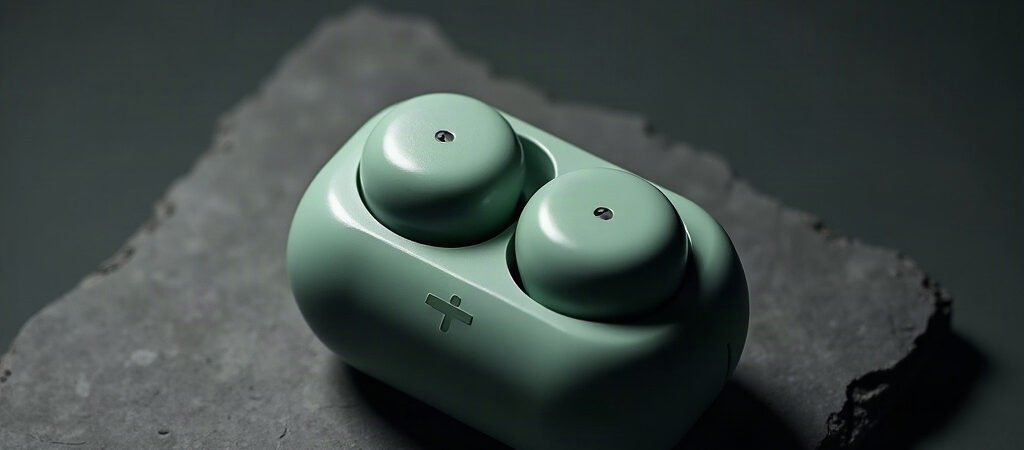 Matte Recycled-Plastic Earbud Case
