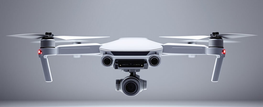 Matte White Consumer Drone