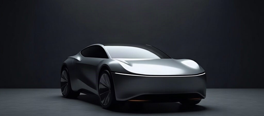 Matte Electric Concept Car