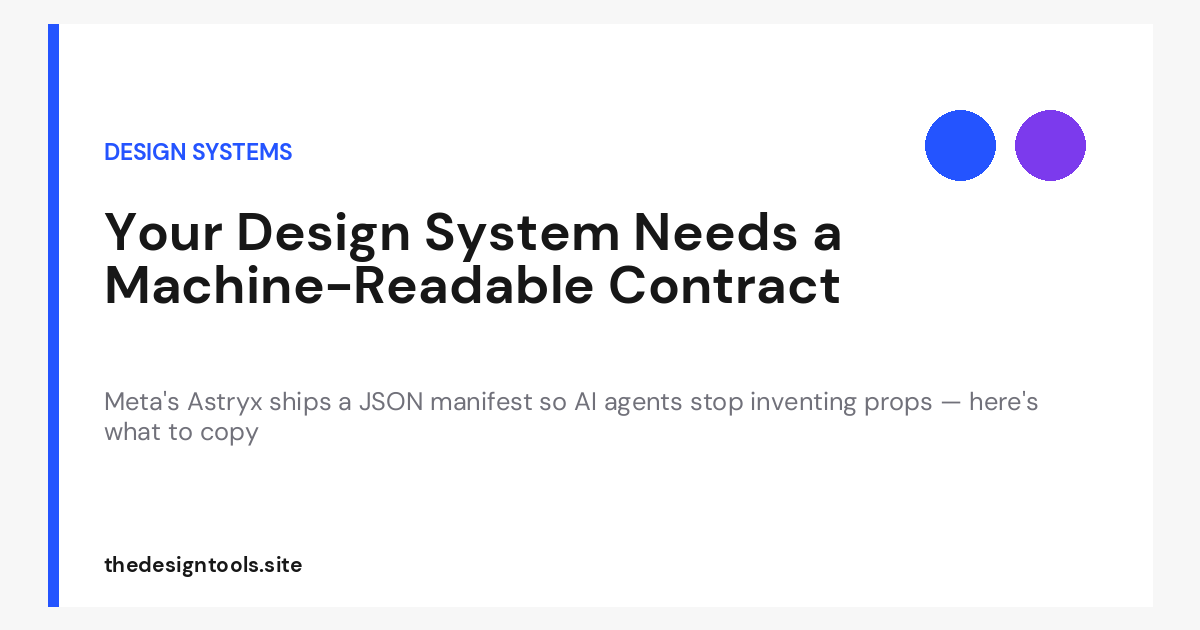 Meta’s Astryx Turns Your Design System Into a Spec AI Agents Can Read