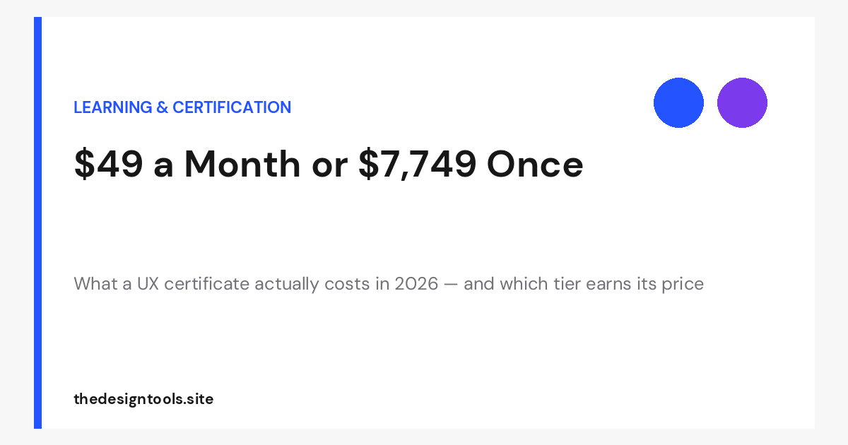 Is a UX Certificate Worth It in 2026? Coursera vs Designlab vs NN/g