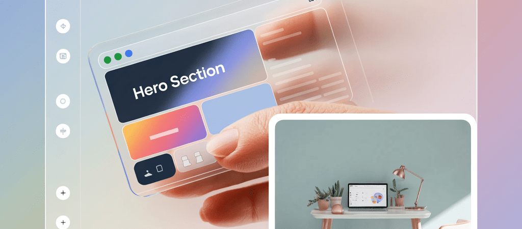 Drag-and-Drop Website Builder Canvas