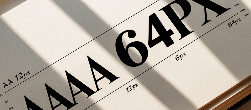 Typography Scale Poster