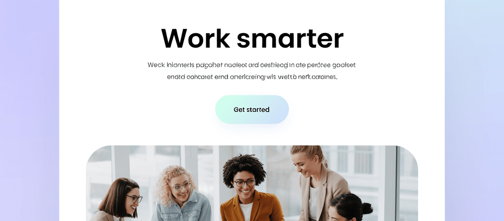 SaaS Landing Page Hero Mockup