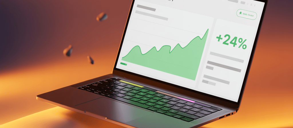 Analytics Dashboard Growth Chart