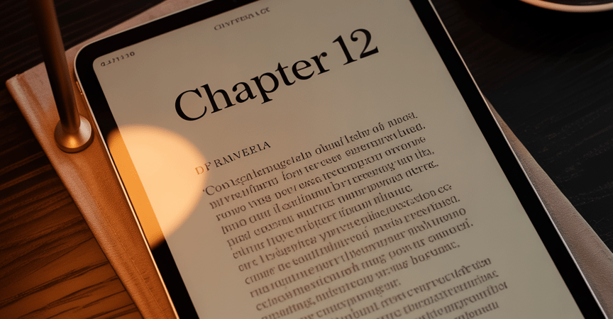 Cozy E-Reader App Interface