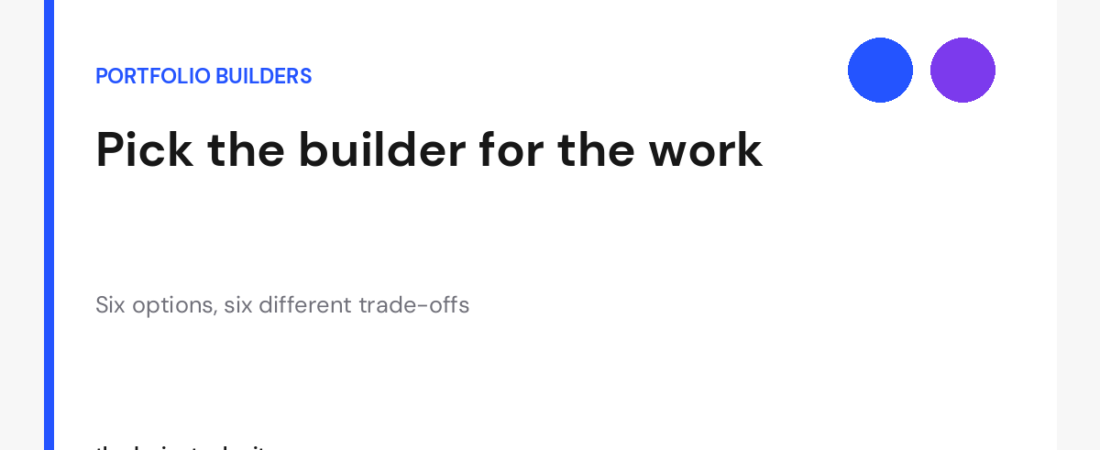 Best Website Builder for a Designer Portfolio: 6 Fits