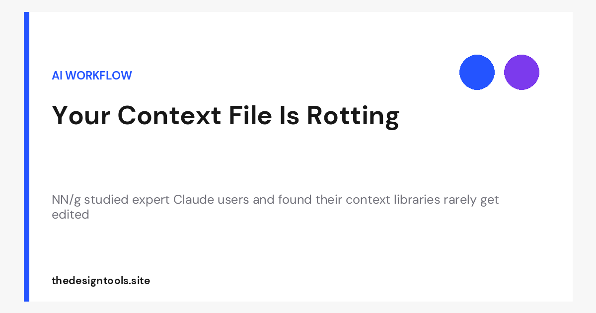 Context Libraries: What NN/g Found in Its Claude Study