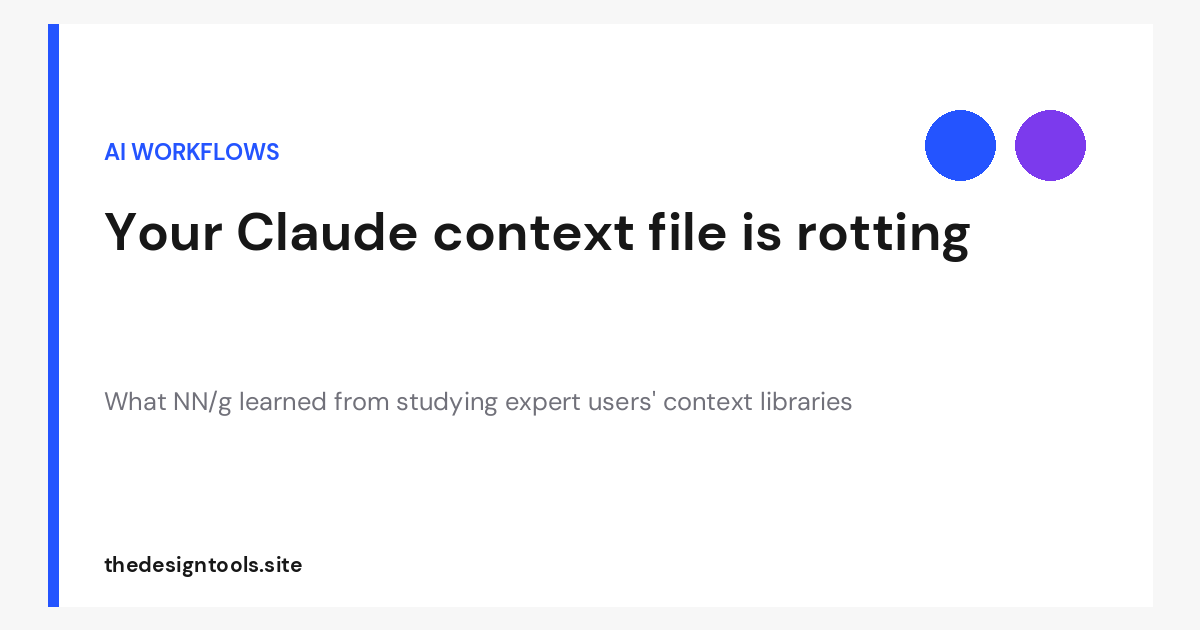 How to Build a Context Library That Keeps Claude Useful