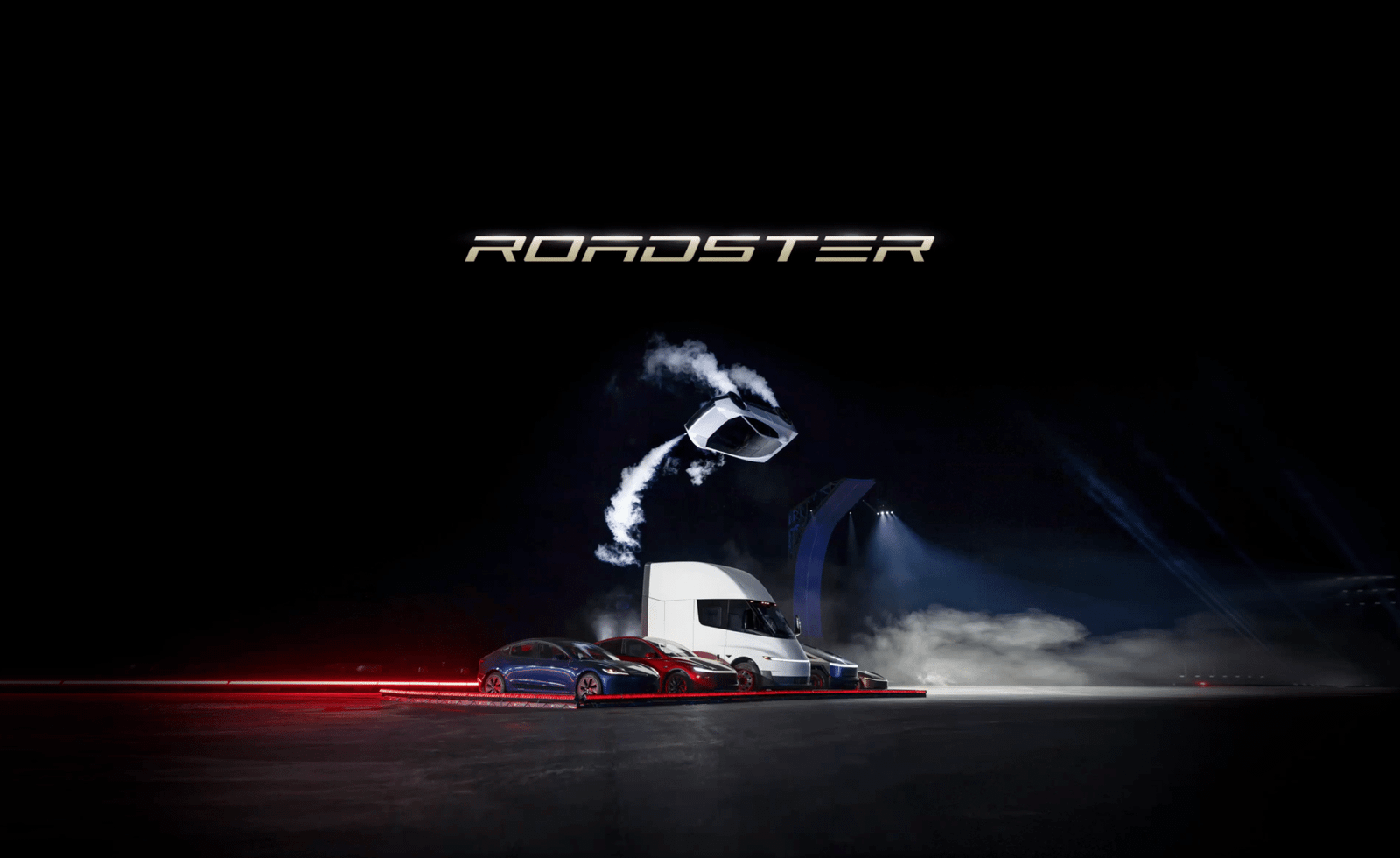 Tesla Roadster Just FLEW: 0-60 in 0.59s, Drives Upside Down, Jumps 5 Teslas